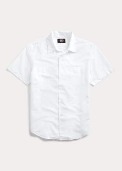 Camisa Oxford Ralph Lauren Hombre Blancos - Cotton - ETYLO4213